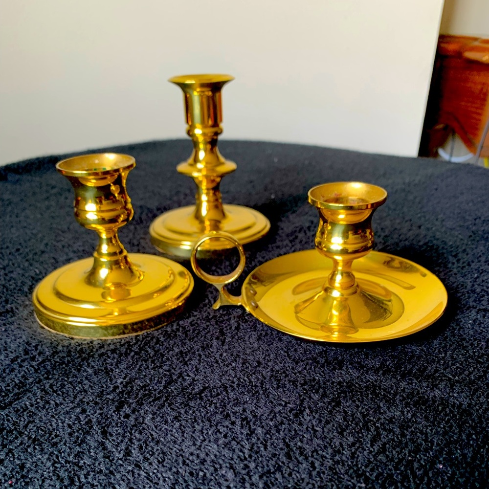 Antique crystal toothpick holders